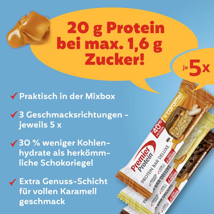 Produktbild Premier Protein Deluxe (750 g, 15 Stk.)