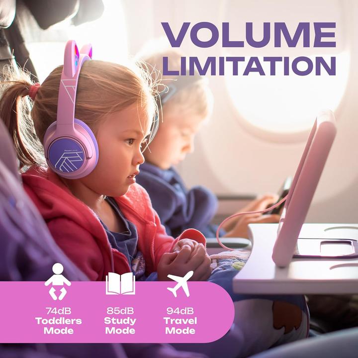 Produktbild PowerLocus Bobo Bluetooth-Kopfhörer für Kinder