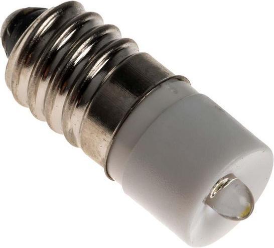 Produktbild RS PRO LED 5mm E10 24VAC/DC weiß (E10, 1x)