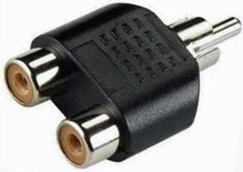 PremiumCord Adapter 1x cinch male - 2x cinch female