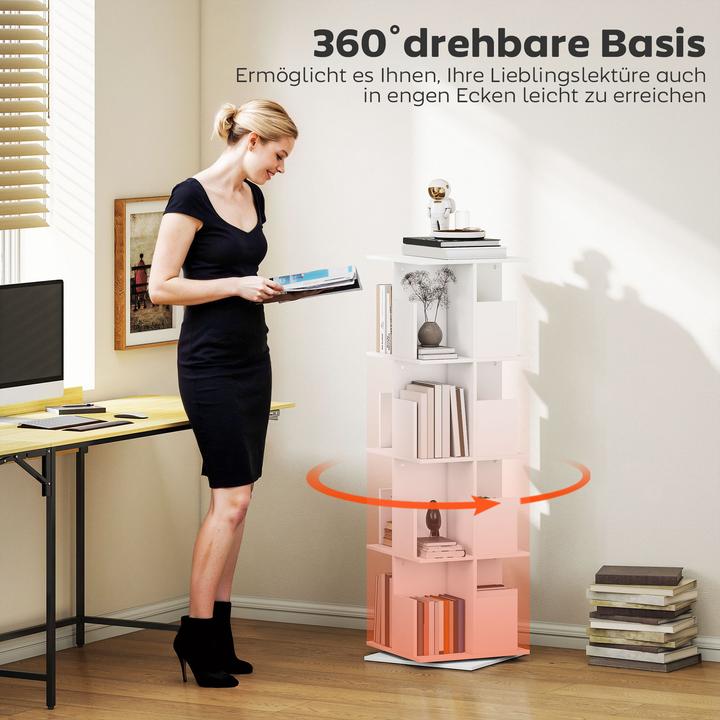 Immagine prodotto Homcom Scaffale (39 x 39 x 128.30 cm)