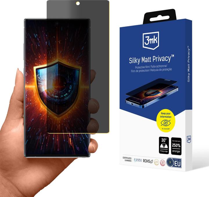 Produktbild 3MK Folia ochronna prywatyzujÄ ca matowa Silky Matt Privacy na Samsung Galaxy Note 10+ (Display, Galaxy Note 10+)