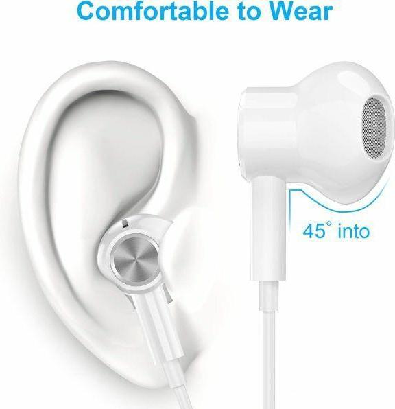 Produktbild Beline Słuchawki douszne USB-C SK194 białe/white (Kabelgebunden)