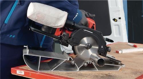 Actual product image Rothenberger PIPECUT mini cordless universal saw 18 V 125 mm + 1x battery 4.0 Ah + charger + guide sch
