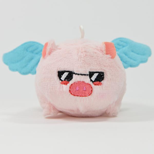 Produktbild Kögler Fliegendes Schweinchen, mit Vibration und drehendem Schwanz in 3 Designs sortiert (6 cm)