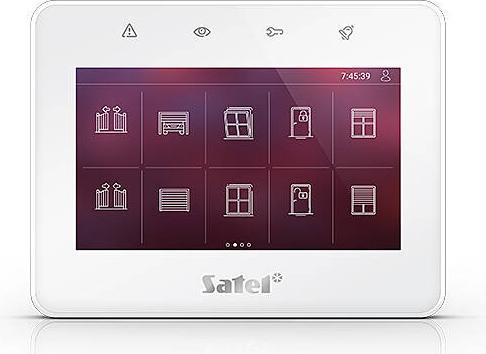 Produktbild Satel INT-TSG2-W touch control panel (4.3") pixels