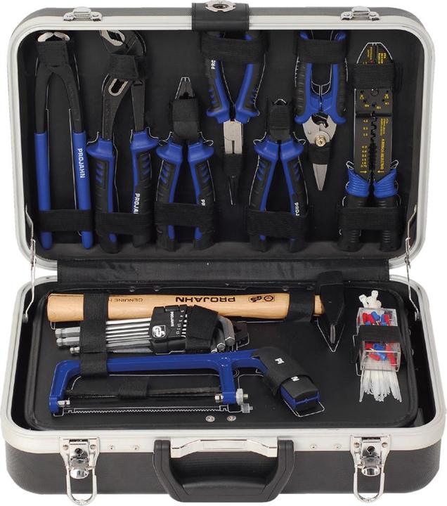 Actual product image Projahn Compact tool case no. 8682 164 pcs. 3/8" proficraft, in robust ABS case (164 pieces)