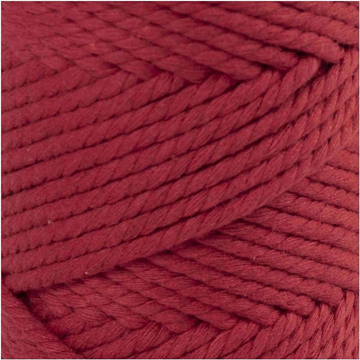 Image du produit Creativ Company Fil de coton Macramé Cordon Rouge (55 m)