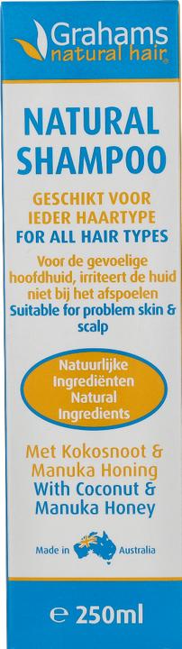 Energy Label Grahams Natural Shampoo (Liquid shampoo, 250 ml)