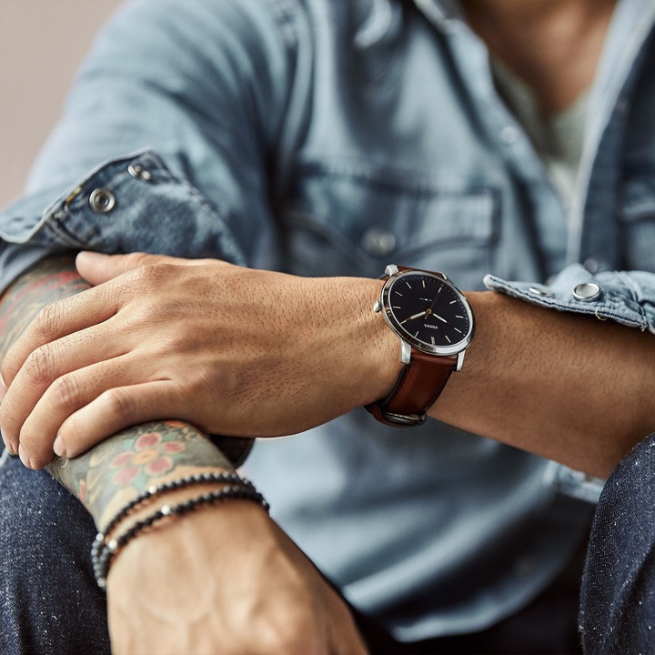 Immagine prodotto Fossil Il minimalista (Orologio da polso analogico, 44 mm)