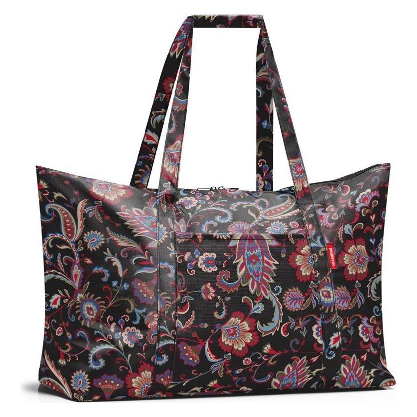 Reisenthel, Damen, Tasche, Mini Maxi Travelbag Paisley Black, Schwarz, (30 l)