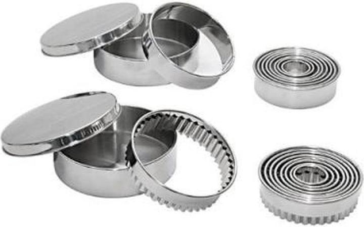 Produktbild de Buyer Ausstechersatz rund gezackt 9-teilig, Ø 3-11cm