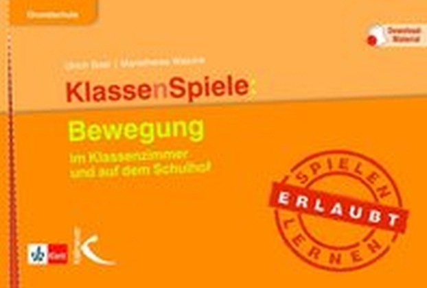 Produktbild KlassenSpiele: Bewegung (Deutsch, Ulrich Baer, Marietheres Waschk, 2014)