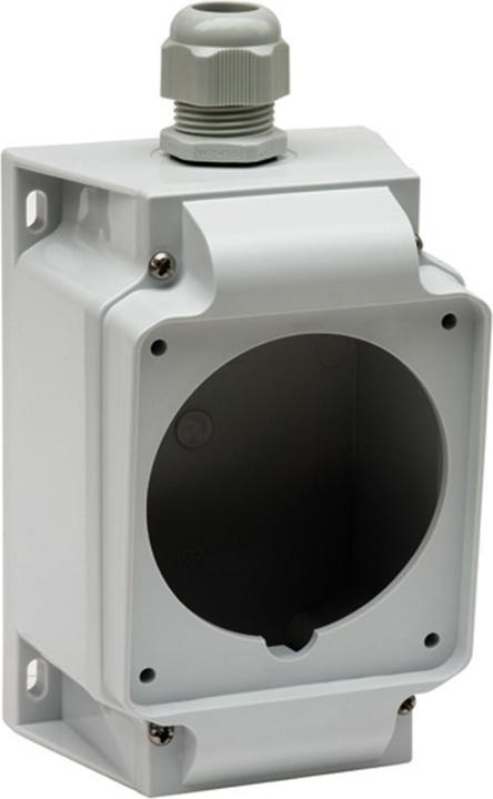 Actual product image Schneider Electric Surface-mounted housing for surface-mounted socket outlets, 16/32A, 3/4/5p, with flange 90x100mm (Housing)