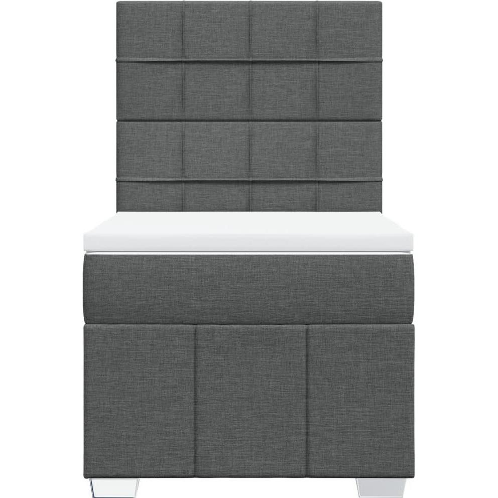 Thumbnail - VidaXL, Bett, Bo x springbett mit Matratze 80 x 200 cm Stoff (80 x 200 cm)