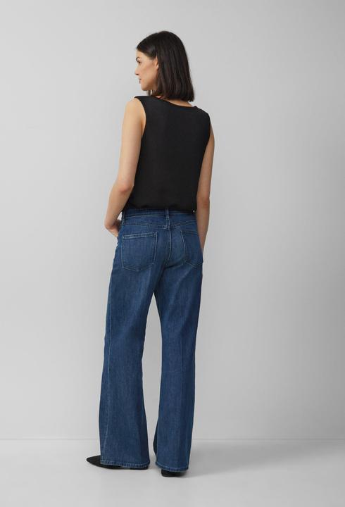 Actual product image S.Oliver T-Shirt Semitransparentes Stricktop mit Rundhalsausschnitt (46)