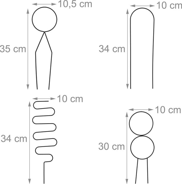 Produktbild Relaxdays Rankhilfe (0.50 cm, 10.50 cm)