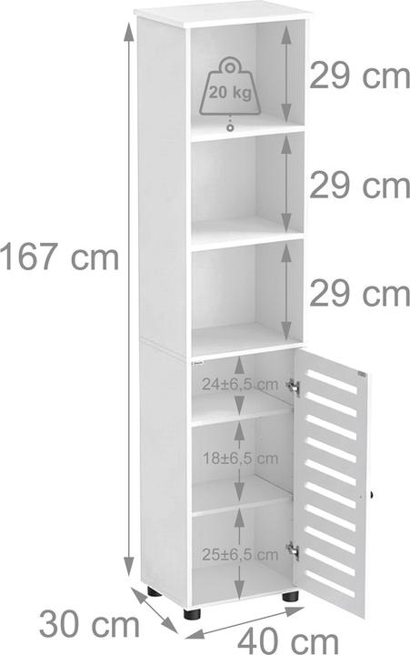 Produktbild Relaxdays Badezimmerschrank