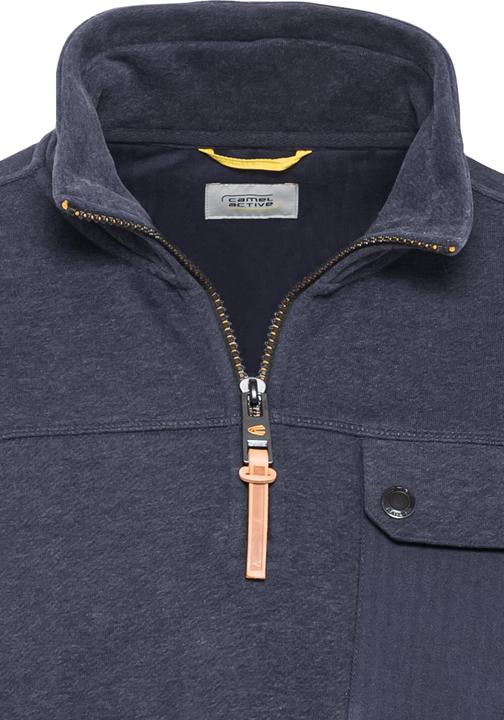 Produktbild Camel Active Sweatshirt Troyer mit Stehkragen (M)