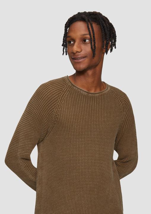 Produktbild S.Oliver Strickpullover Locker gestrickter Pullover mit Waschung (L)