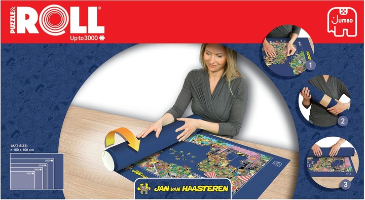 Produktbild JAN van Haasteren - Puzzel & Rol - Puzzelmat - Tot 3000 stukjes (3000 Teile)