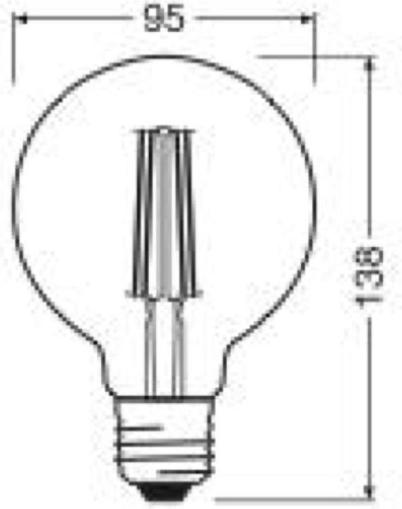 Image du produit Osram Vintage 1906 (E27, 6.50 W, 725 lm, 2 x, E)