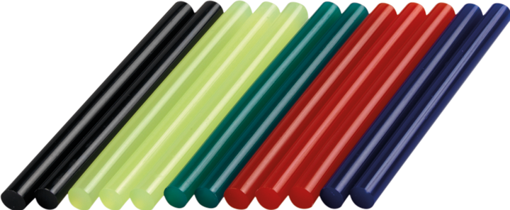 Produktbild Dremel Farbige Klebestifte, 65 g, Ø 7mm (12 Stück)