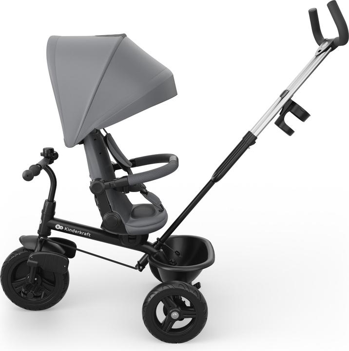 KinderKraft Tricycle ASTON 2 PLUS GREY
