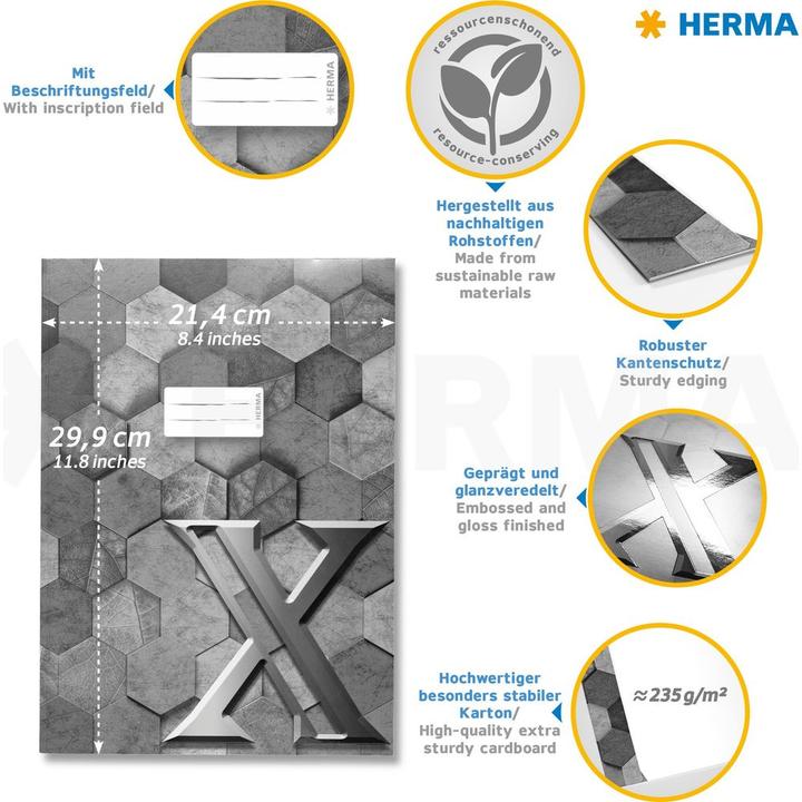 Produktbild HERMA Heftschoner A4 Karton X