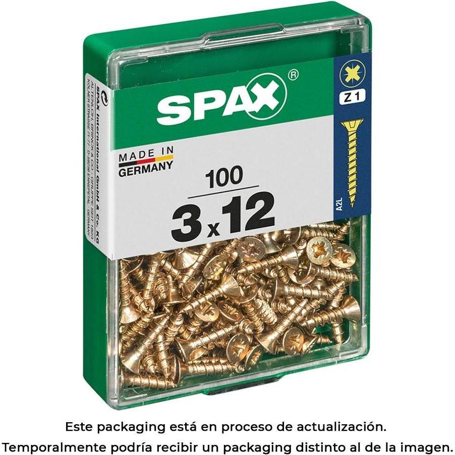 Spax, Viti, 4081020300122 (100 Viti Per Pezzo)