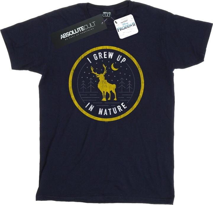 Immagine prodotto Disney Frozen 2 Sven I Grew Up In Nature Maglietta Ampia Donna (XL)