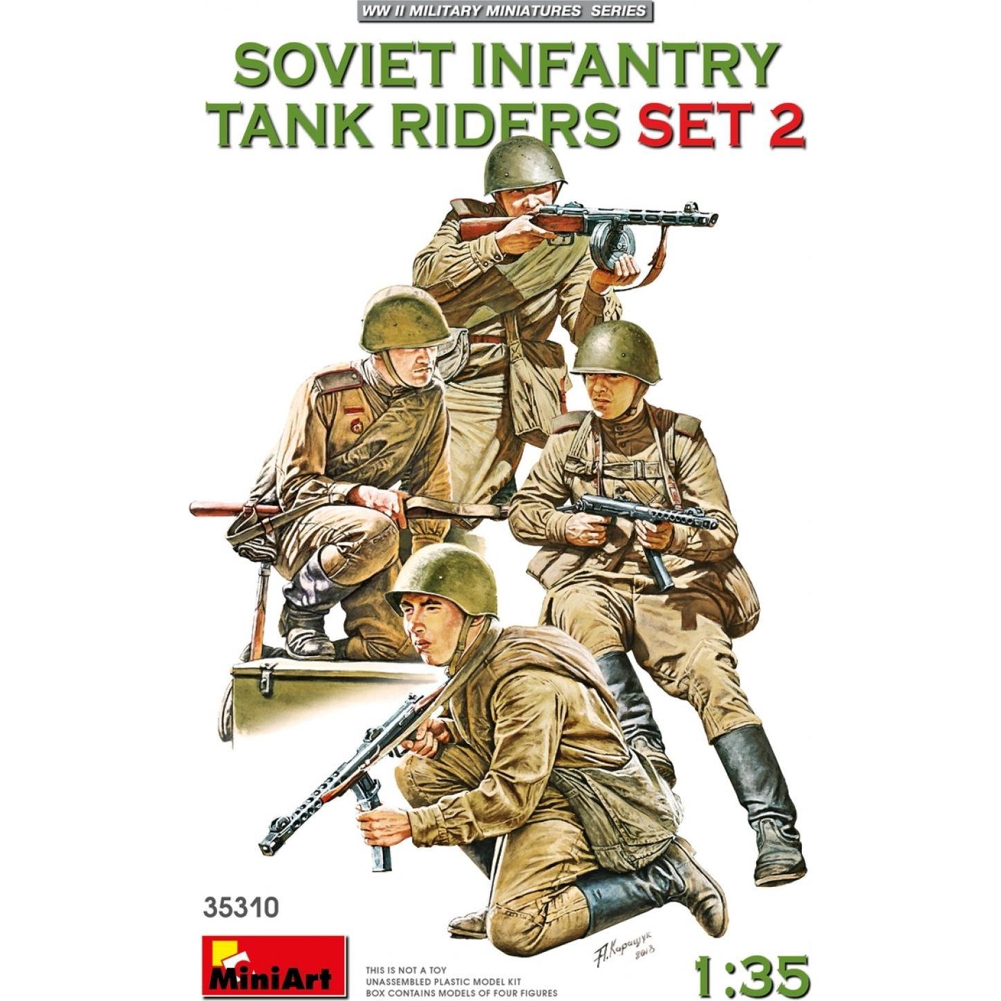 Mini art Soviet Infantry Tank Riders Set 2