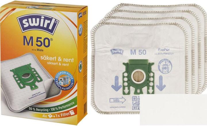 Produktbild Swirl 3 x M50 Staubsaugerbeutel für Miele (3x)
