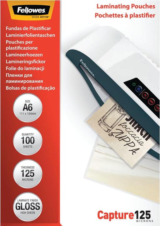 Actual product image Fellowes Capture (A6, 100 pcs., 125 µm)