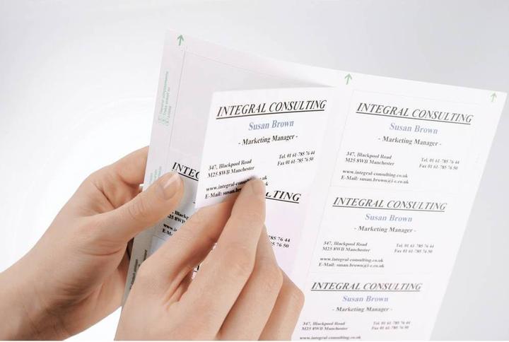 Actual product image Sigel 3C business cards (250 g/m², 100 x, A4)
