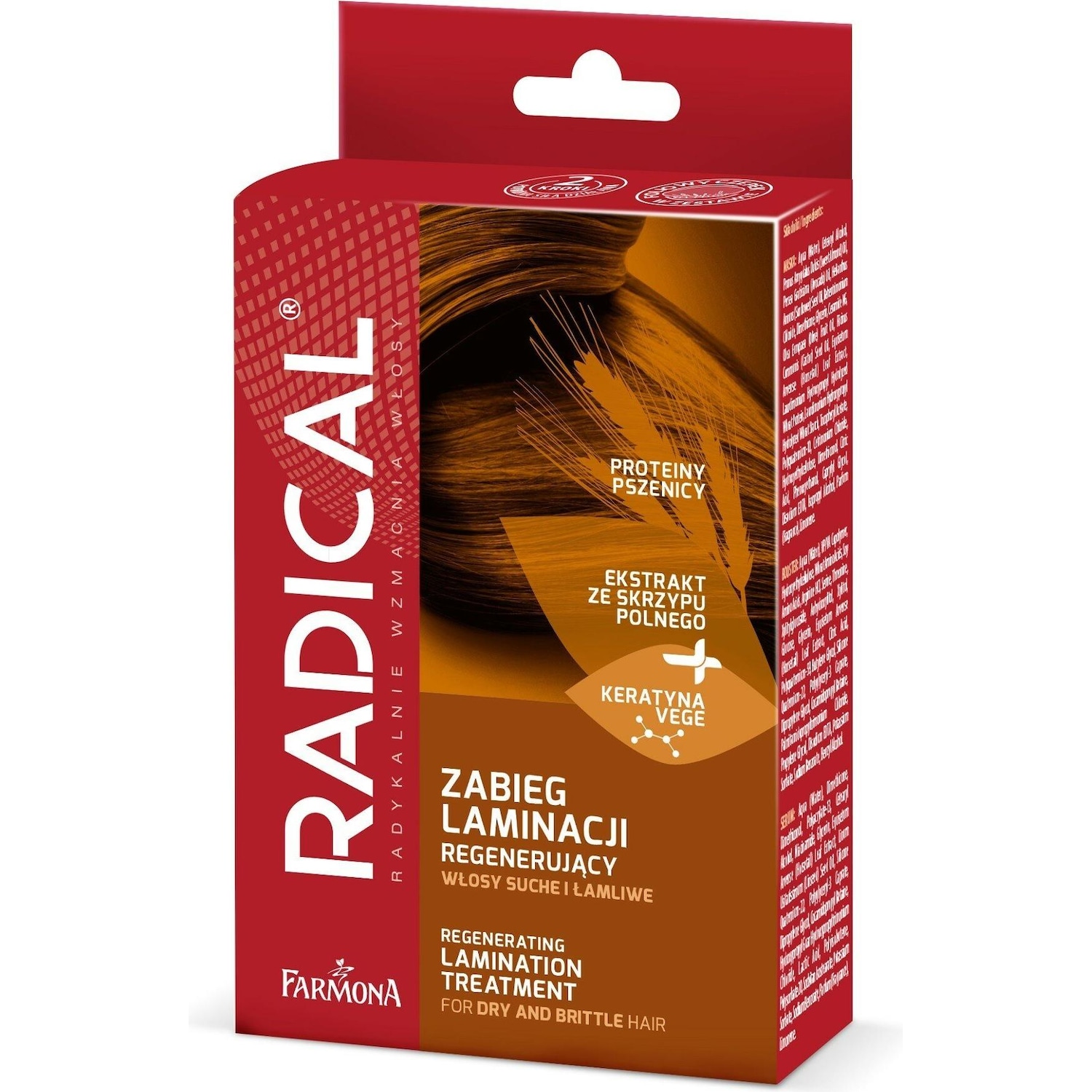 Farmona, Bodylotion, Radical Regenerating Laminating Treatment für trockenes Haar (15 ml)
