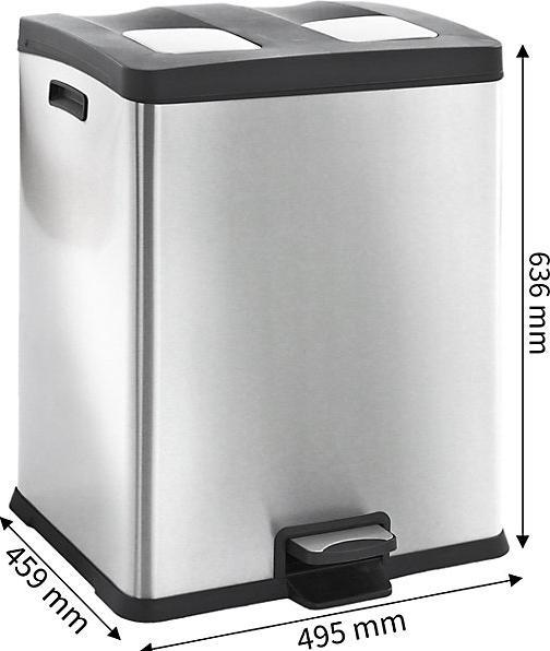 Image du produit kaiserkraft Pedal-Abfallsammler (60 l)