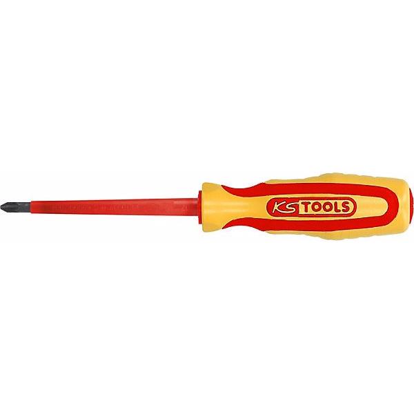 KS Tools, Schraubenzieher, ERGOTORQUE VDE Schraubendreher (Pozidriv-Kreuzschlitz (PZ))