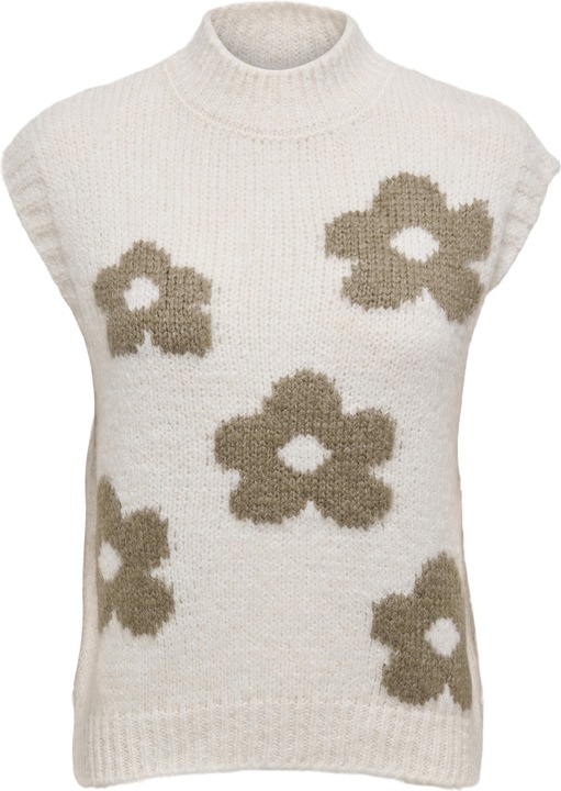 Immagine prodotto JdY Knit Fit Collo alto Polsini a coste Gilet in maglia Gilet in maglia (L)