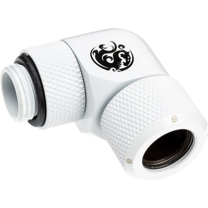 Bitspower Advanced Multi-Link Adapter Anschluss 90 Grad G1/4 Zoll AG auf 12mm AD Hardtube - drehbar, Wasserkühlung Ansch...