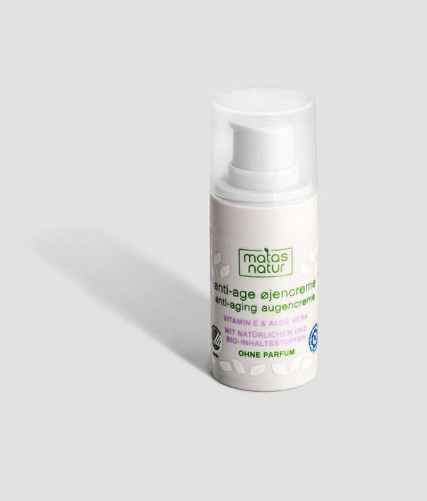 Produktbild Matas Anti-Aging Augencreme mit Bio-Aloe Vera und Vitamin E (Augenpflege Crème, 15 ml)