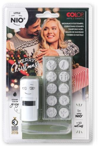 Actual product image Colop Stamp Little NIO Set Handmade, 10 pieces