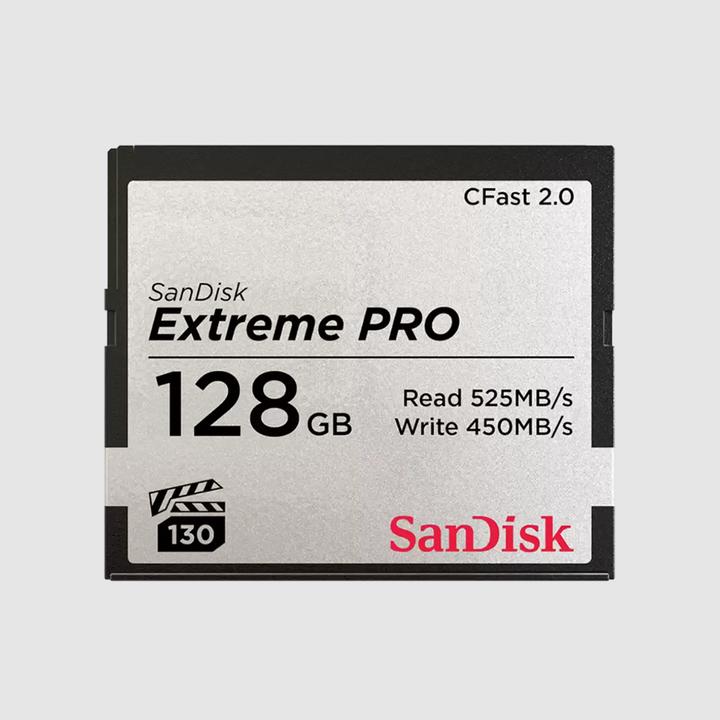 Image du produit Sandisk CFast Card Extreme Pro 128GB (128 Go, CFast 2.0)