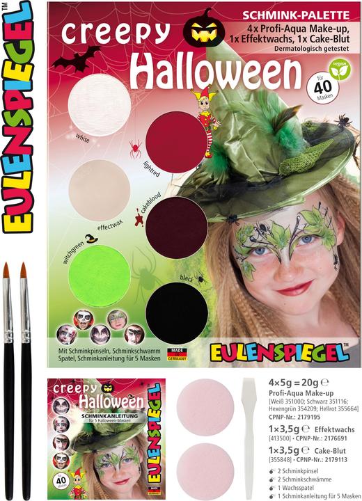 Produktbild Schmink-Palette creppy Halloween
