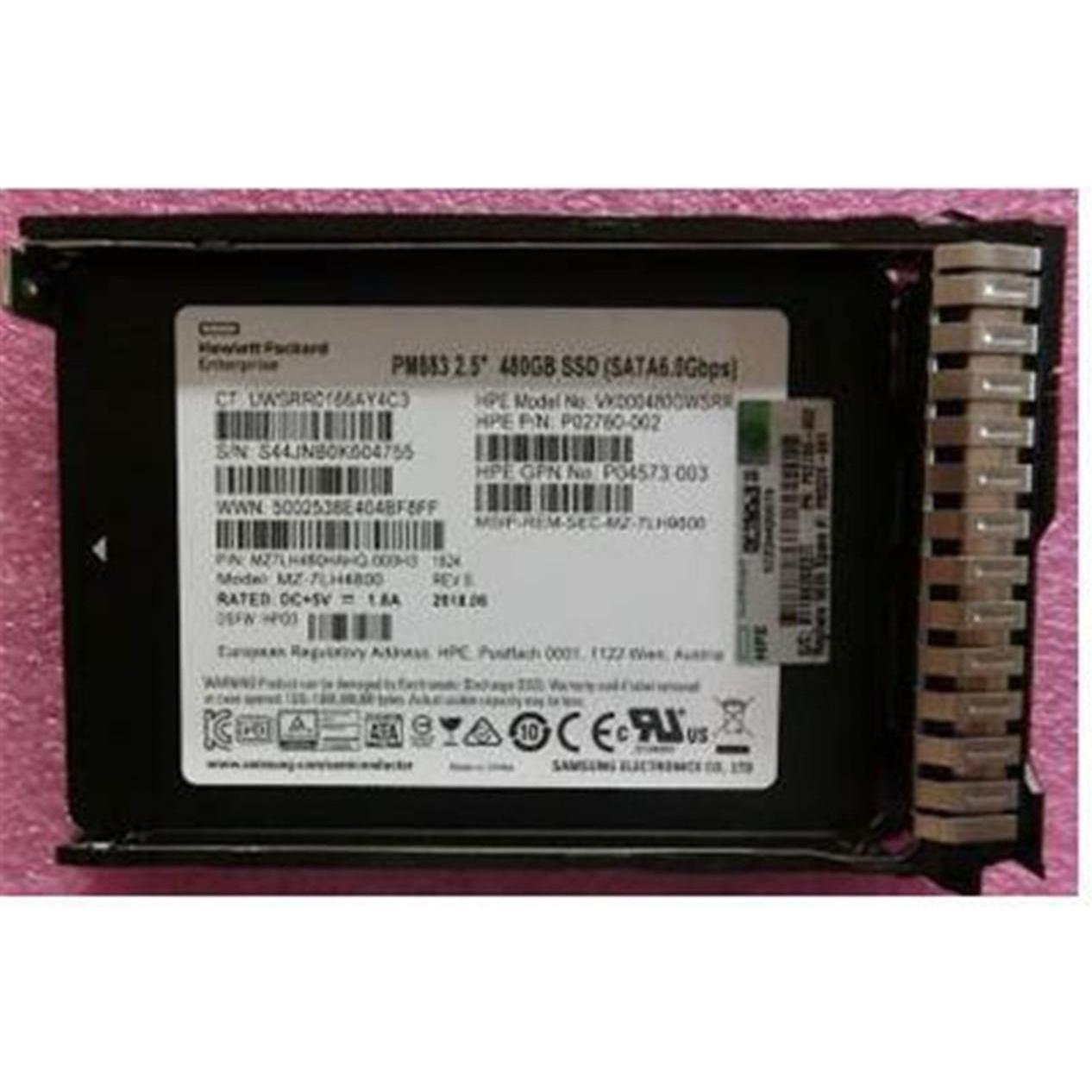 HPE Read Intensive SSD (480 GB, 2.5"), SSD