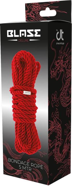 Actual product image Dream Toys Blaze Deluxe Bondage Rope 5m Red