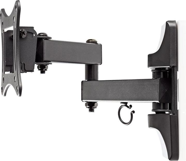 Actual product image Nedis Full-motion TV wall mount - 13-27 " - 15 kg - 60 mm - Tiltable - Rotatable - Steel / Artificial (Wall, 27", 15 kg)