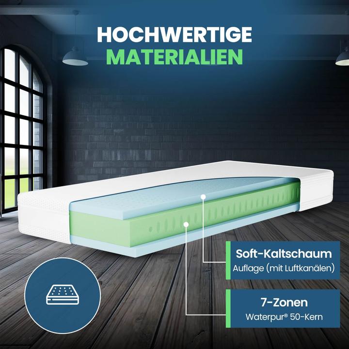 Actual product image Mara Vital Dreamline KS (180 x 200 cm, Foam core)