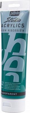 Produktbild Pebeo Studio Acrylics feine Acrylfarben (Phthalozyanin Smaragdgrune, 250 ml)