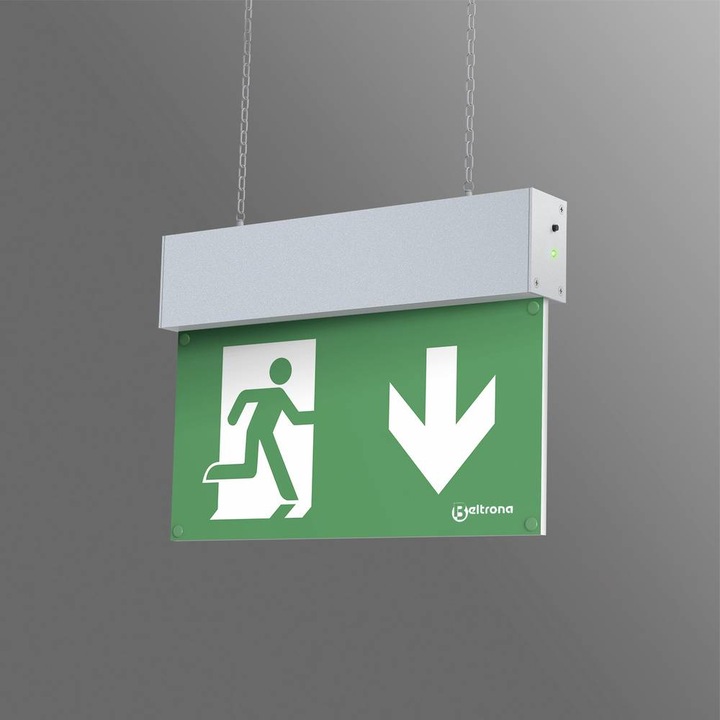 Actual product image Beltrona MEXM82504 LED emergency escape route lighting chain mounting